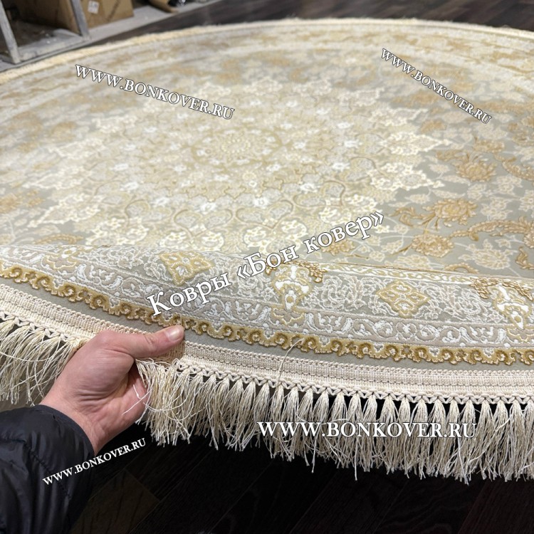 Восточный Ковер Для Гостиной Дизайн 30551 Круг