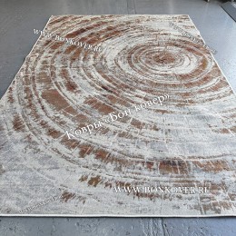 Ковер из вискозы дизайн 26 Оранжевый