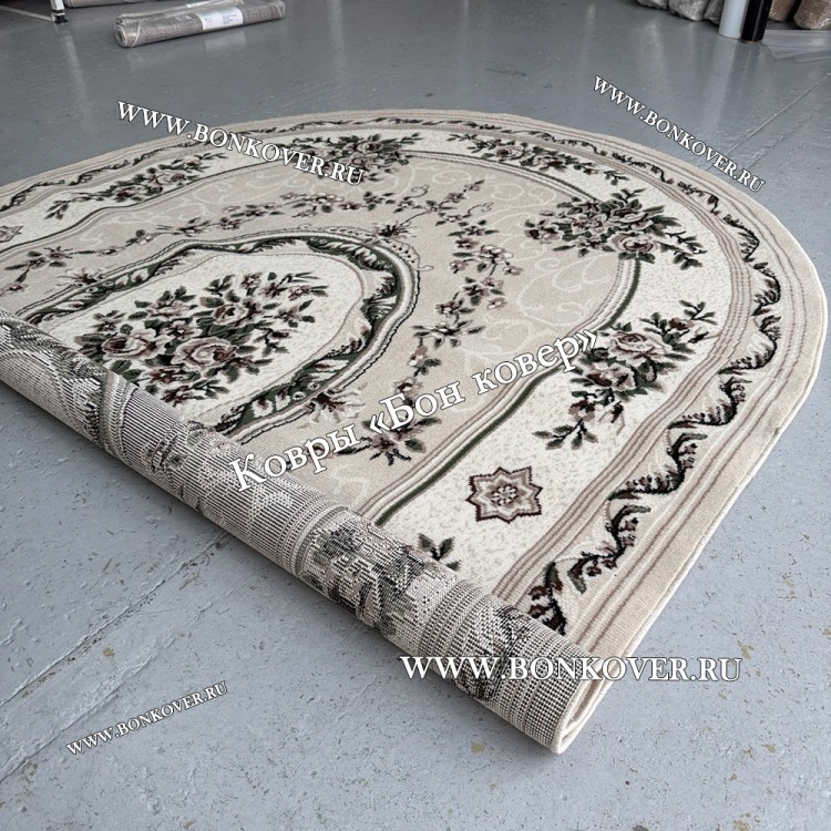 Ковер Лайт Карпет New 4 Дизайн 01 Бежевый Овал